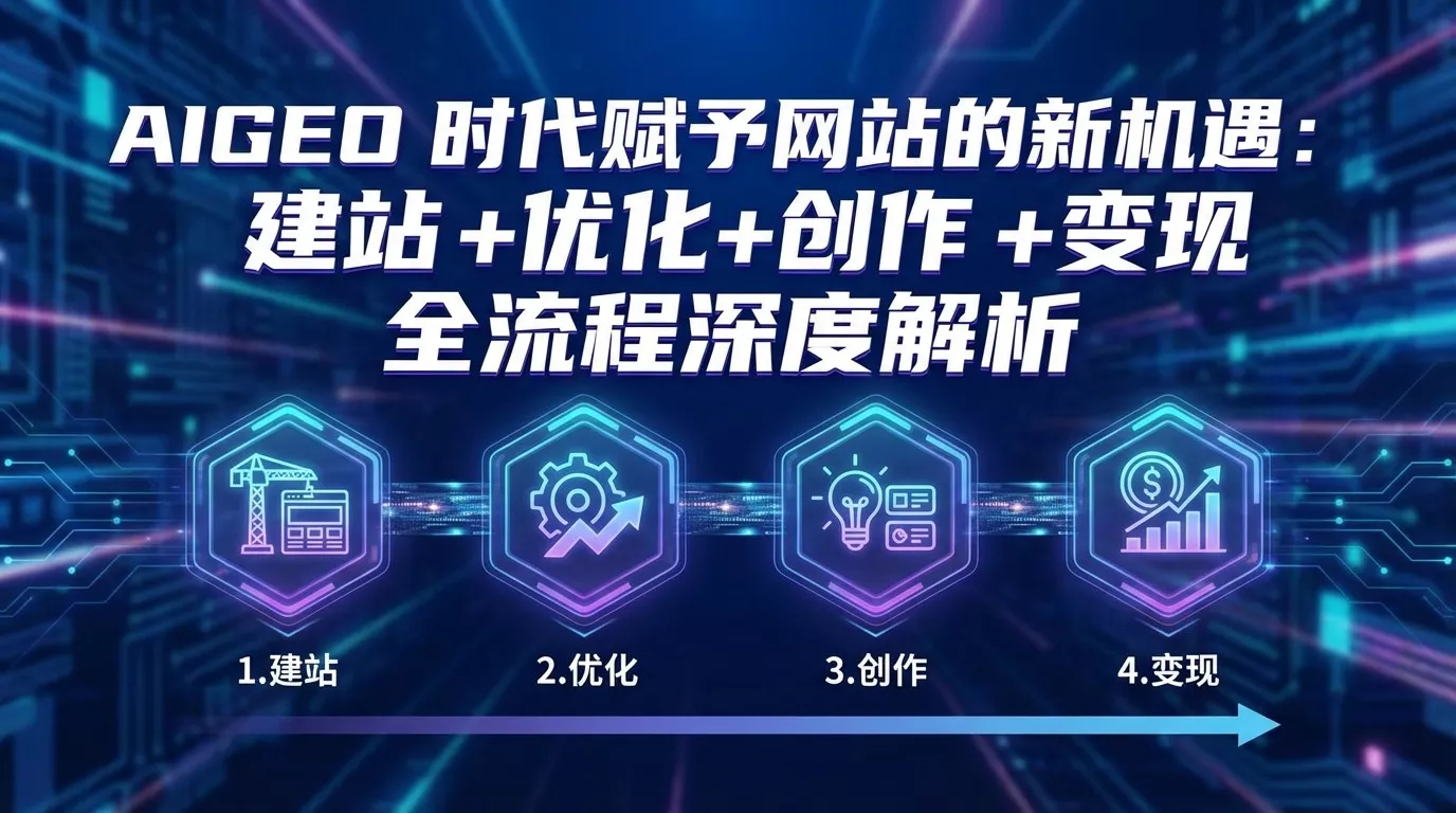 AIGEO+时代赋予网站的新机遇：建站+优化+创作+变现+全流程深度解析 - 网创在线
