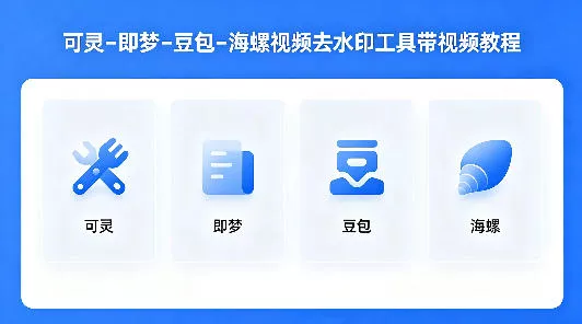 可灵–即梦–豆包–海螺视频去水印工具带视频教程 - 网创在线