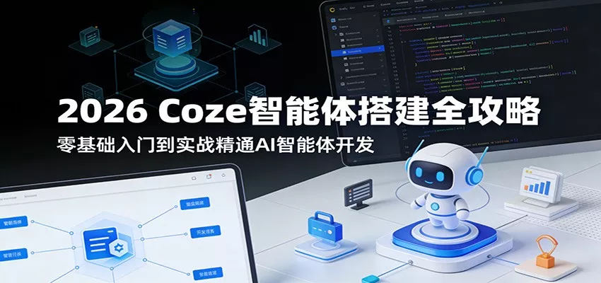 2026 Coze智能体搭建全攻略：零基础入门到实战精通AI智能体开发 - 网创在线