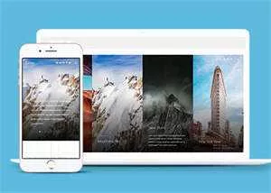 简洁职业摄影师官方网站模板 - 网创在线