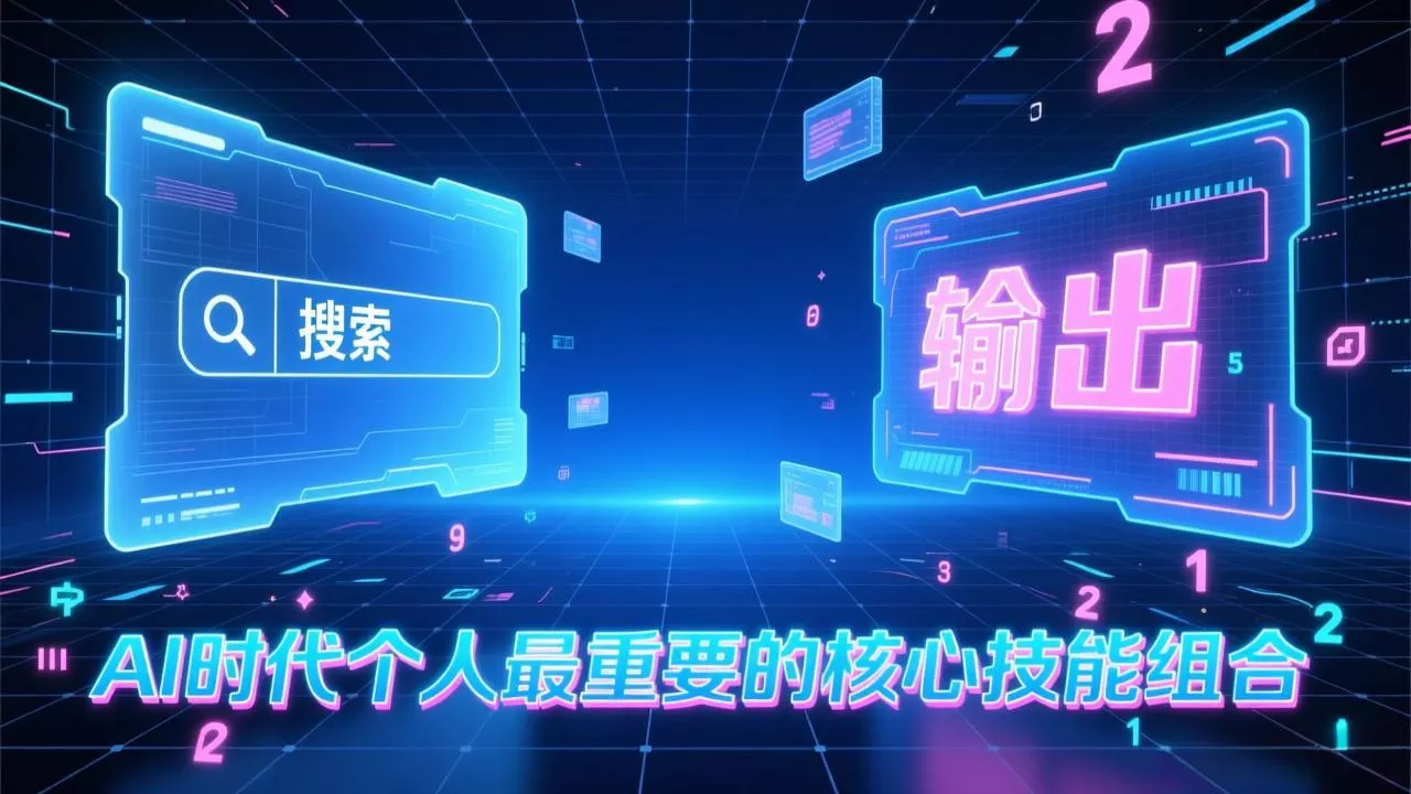 付费文章：AI时代个人最重要的核心技能组合：“输出能力”和“搜索能力” - 网创在线