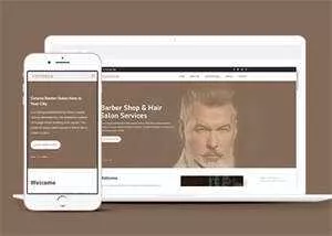 明星御用发型师网站模板下载 - 网创在线