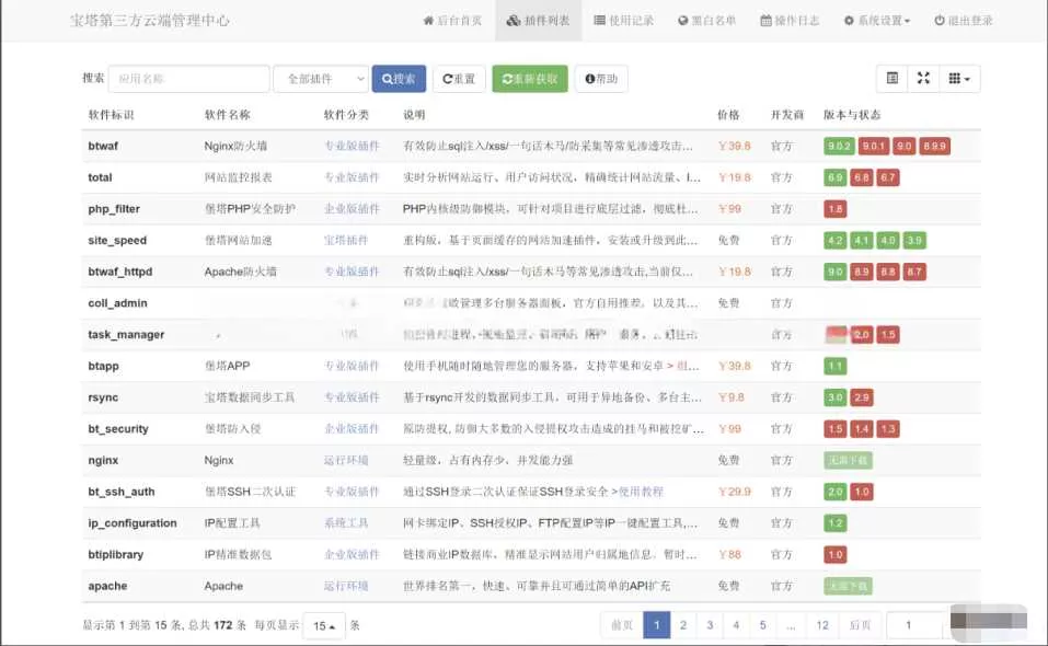 第三方宝塔面板 btcloud PHP源码 - 网创在线