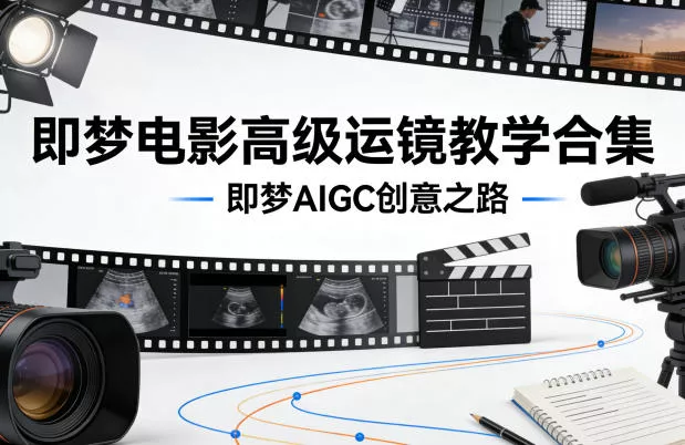 即梦电影高级运镜教学合集，即梦AIGC创意之路 - 网创在线