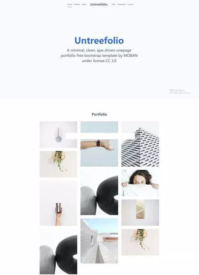 UI网页设计公司Bootstrap模板 - 网创在线