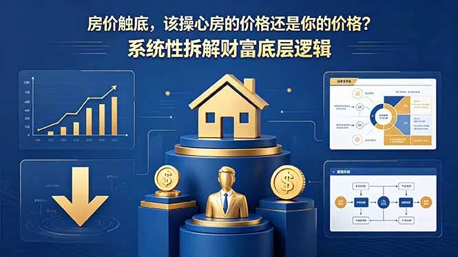 付费文章：房价触底，该操心房的价格还是你的价格？系统性拆解财富底层逻辑 - 网创在线