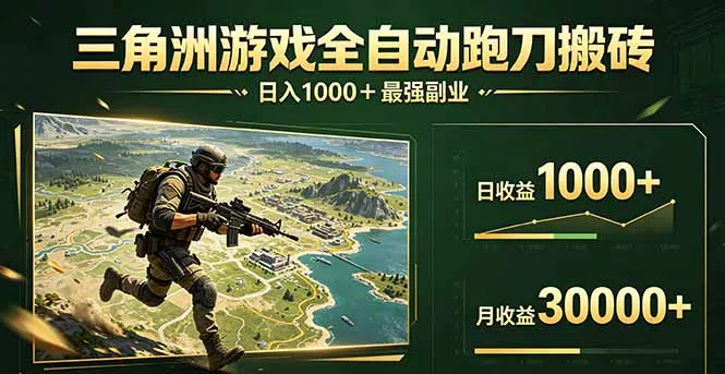 三角洲全自动搬砖，轻松躺赢！ - 网创在线