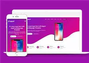 简约公司APP官方展示HTML网页模板下载 - 网创在线