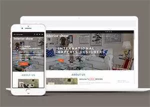 创意室内设计Bootstrap模板下载 - 网创在线