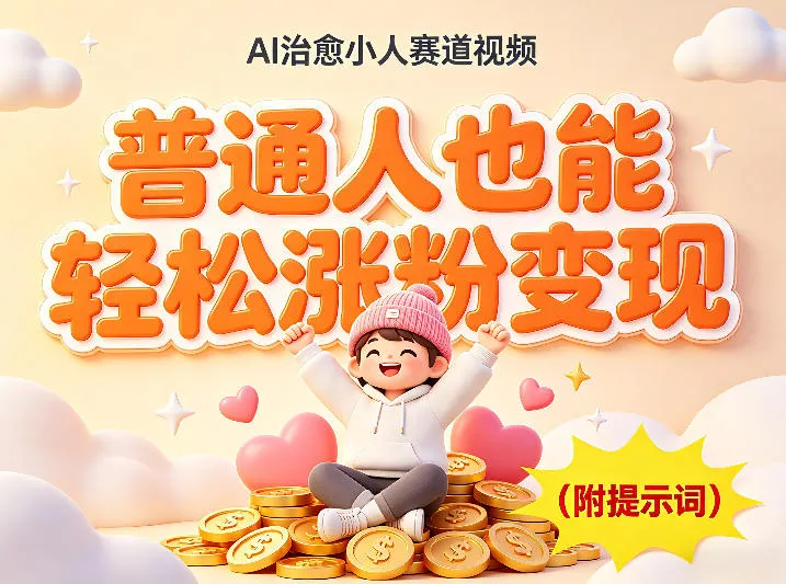 AI治愈小人赛道视频，普通人也能轻松涨粉变现，实操教学（附完整提示词） - 网创在线