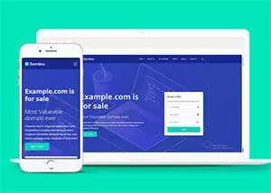 宽屏域名服务代理商HTML5模板下载 - 网创在线