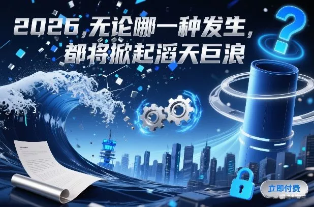 付费文章：2026，无论哪一种发生，都将掀起滔天巨浪 - 网创在线