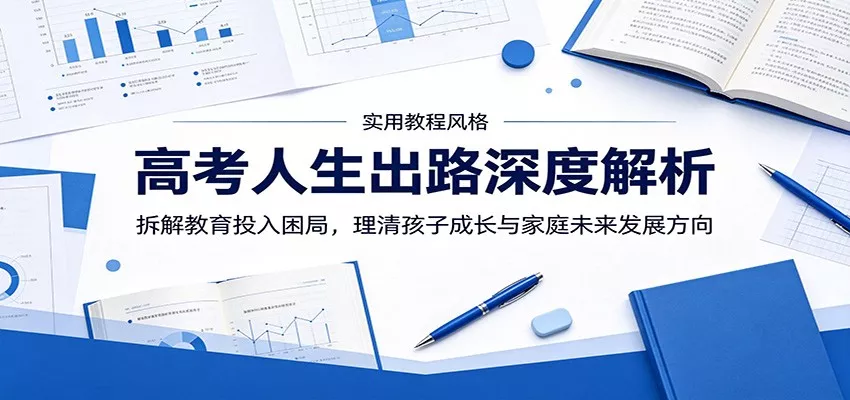 高考人生出路深度解析:拆解教育投入困局,理清孩子成长与家庭未来发展方向 - 网创在线