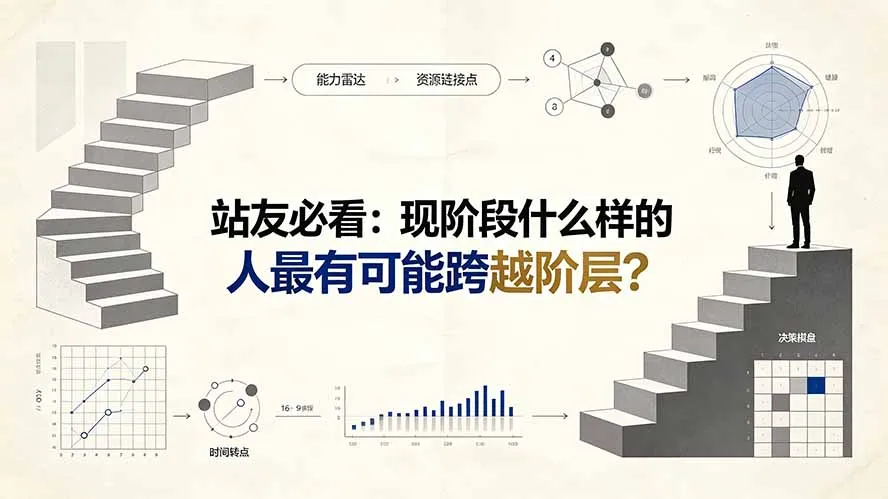 付费文章:站友必看:现阶段什么样的人最有可能跨越阶层? - 网创在线