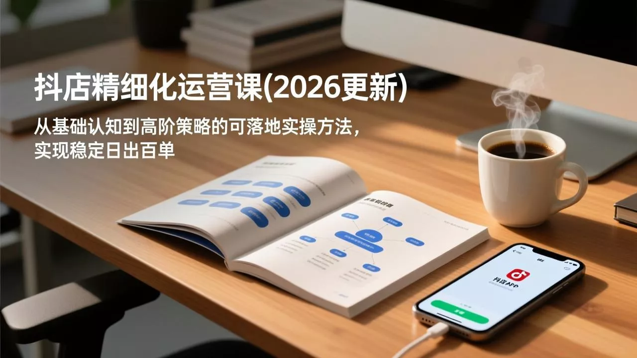 抖店精细化运营课(26年3月更新 - 网创在线