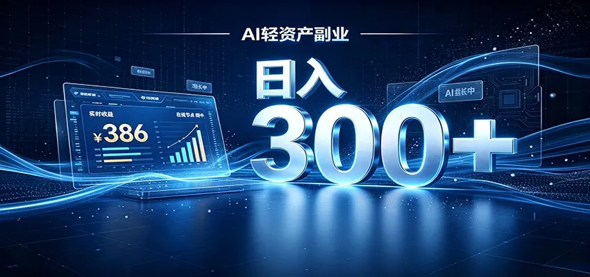 2026 AI轻资产风口，Token中转站小白可入局，日入300+ - 网创在线