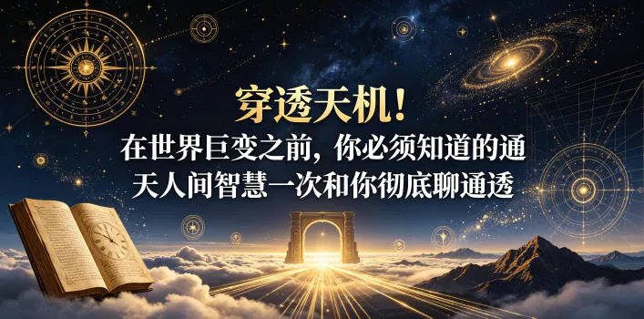 付费文章：穿透天机！在世界巨变之前，你必须知道的通天人间智慧一次和你彻底聊通透 - 网创在线