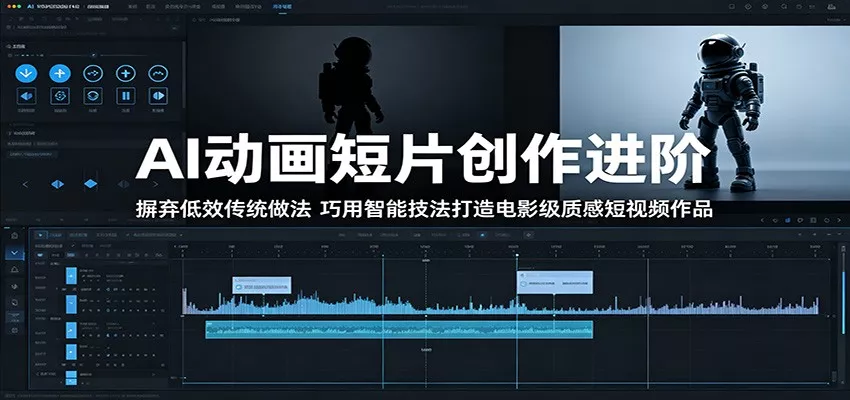AI动画短片创作进阶：摒弃低效传统做法，巧用智能技法打造电影级质感短视频作品 - 网创在线