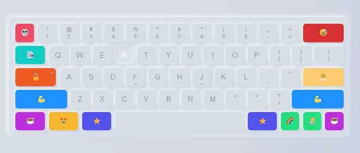 css3创意卡通虚拟键盘样式特效 - 网创在线