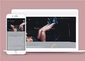 简约健身会所网站模板下载 - 网创在线
