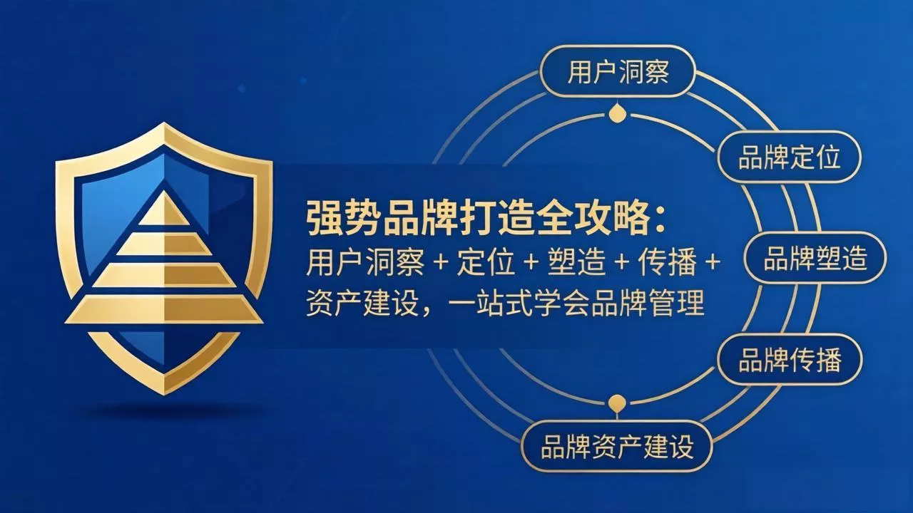 强势品牌打造全攻略:用户洞察 + 定位 + 塑造 + 传播 + 资产建设,一站式学会品牌管理 强势品牌打造全攻略:用户洞察 + 定位 + 塑造 + 传播 + 资产建设,一站式学会品牌管理