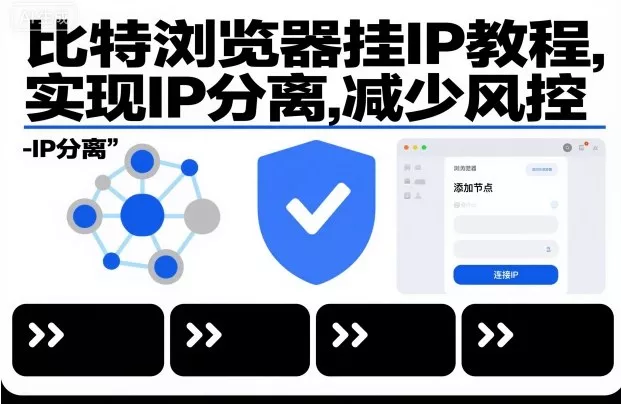 比特浏览器挂IP教程，实现IP分离，减少风控 - 网创在线