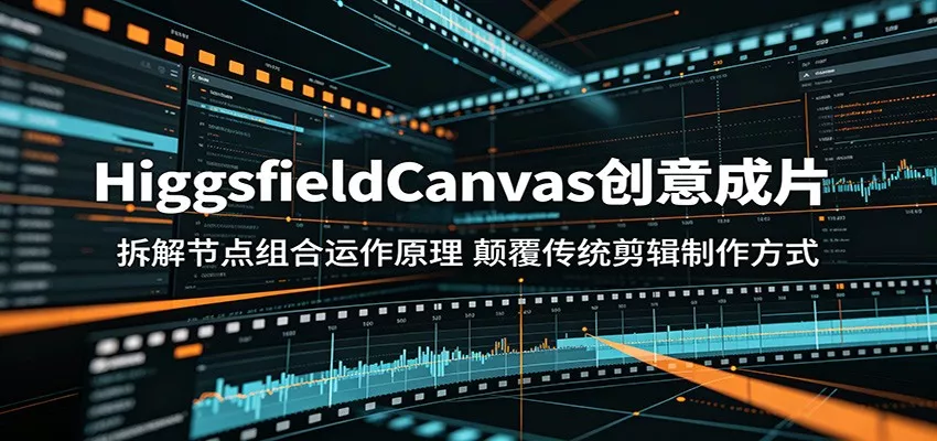 HiggsfieldCanvas创意成片：拆解节点组合运作原理，颠覆传统剪辑制作方式 - 网创在线
