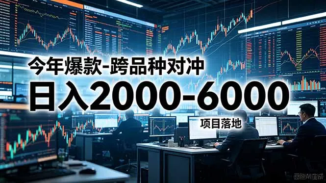 今年爆款-跨品种对冲日入2000-6000，项目落地！ - 网创在线