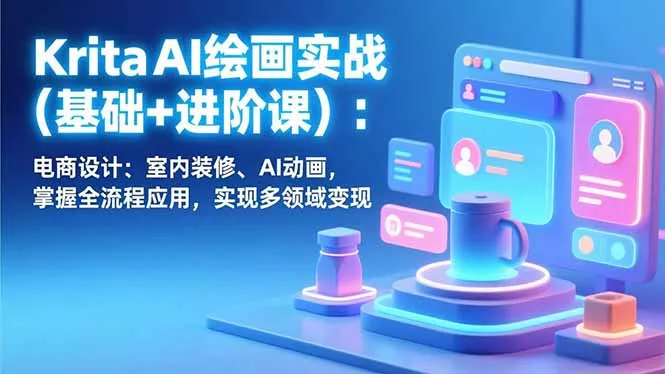 Krita AI绘画实战(基础+进阶课 - 网创在线
