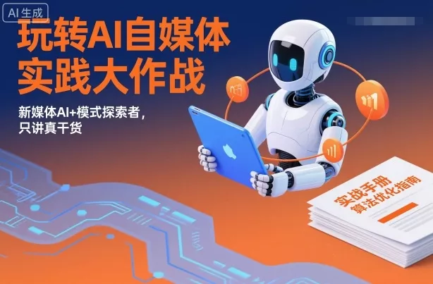 玩转AI自媒体实践大作战，新媒体AI+模式探索者，只讲真干货 - 网创在线
