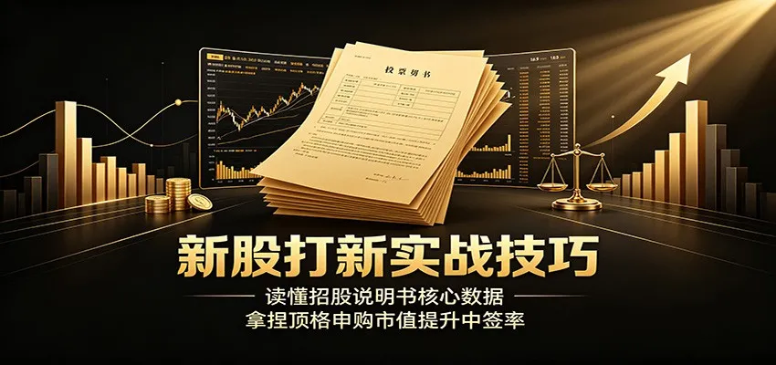 新股打新实战技巧：读懂招股说明书核心数据，拿捏顶格申购市值提升中签率 - 网创在线
