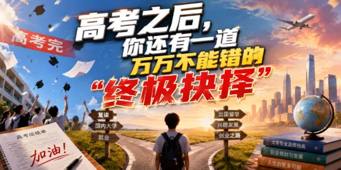 付费文章：高考之后，你还有一道万万不能错的“终极抉择” - 网创在线