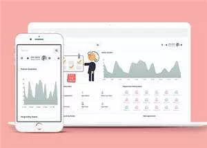 医院就诊统计后台管理模板下载 - 网创在线