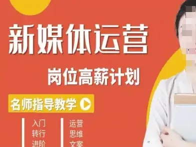 新媒体运营高薪升核培养计划，入门-转行-进阶 - 网创在线