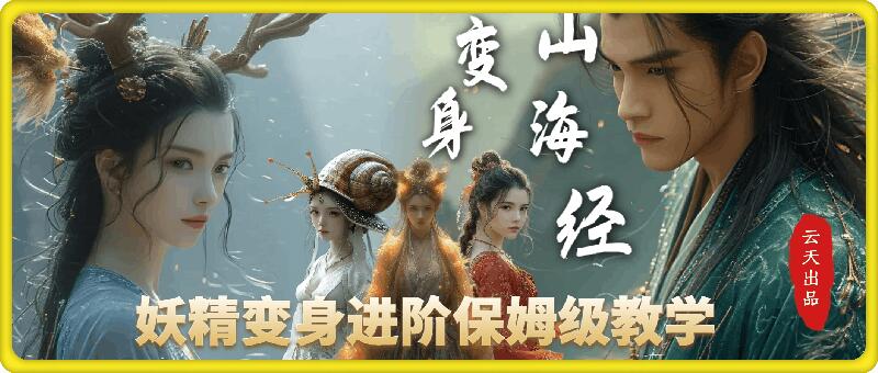 云天AI山海经变身视频教程，妖精变身进阶保姆级教学-网创在线