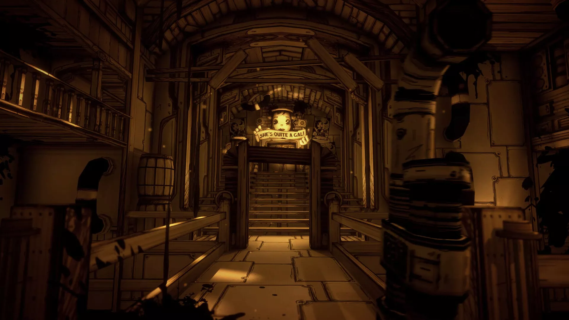 《班迪与墨水机器 Bendy and the Ink Machine》Switch美版中文NSZ下载 – 含2.0.2a补丁 - 网创在线