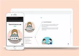 宽屏橙色产品展示企业源码模板下载 - 网创在线