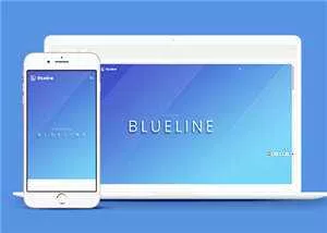 宽屏在线信息展示响应式网页模板下载 - 网创在线