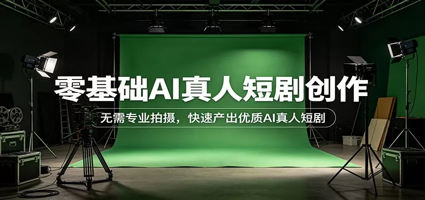 零基础AI真人短剧创作：无需专业拍摄，快速产出优质AI真人短剧 - 网创在线