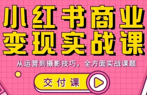 饭饭老师·小红书商业变现实战课 - 网创在线