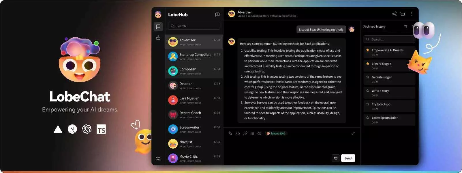 LobeChat 开源的的高性能 ChatGPT 网页应用程序 - 网创在线