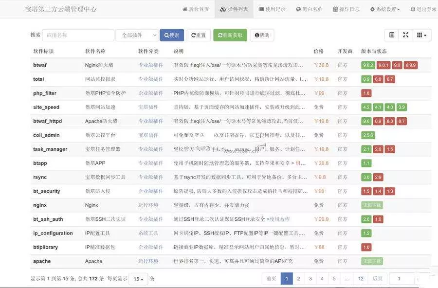 2023 宝塔面板第三方云端源码1.9版本 - 网创在线