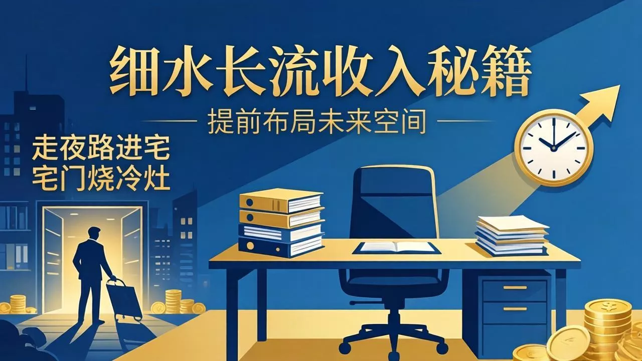 某付费文章:细水长流收入秘籍:走夜路进宅门烧冷灶,提前布局未来空间 某付费文章:细水长流收入秘籍:走夜路进宅门烧冷灶,提前布局未来空间