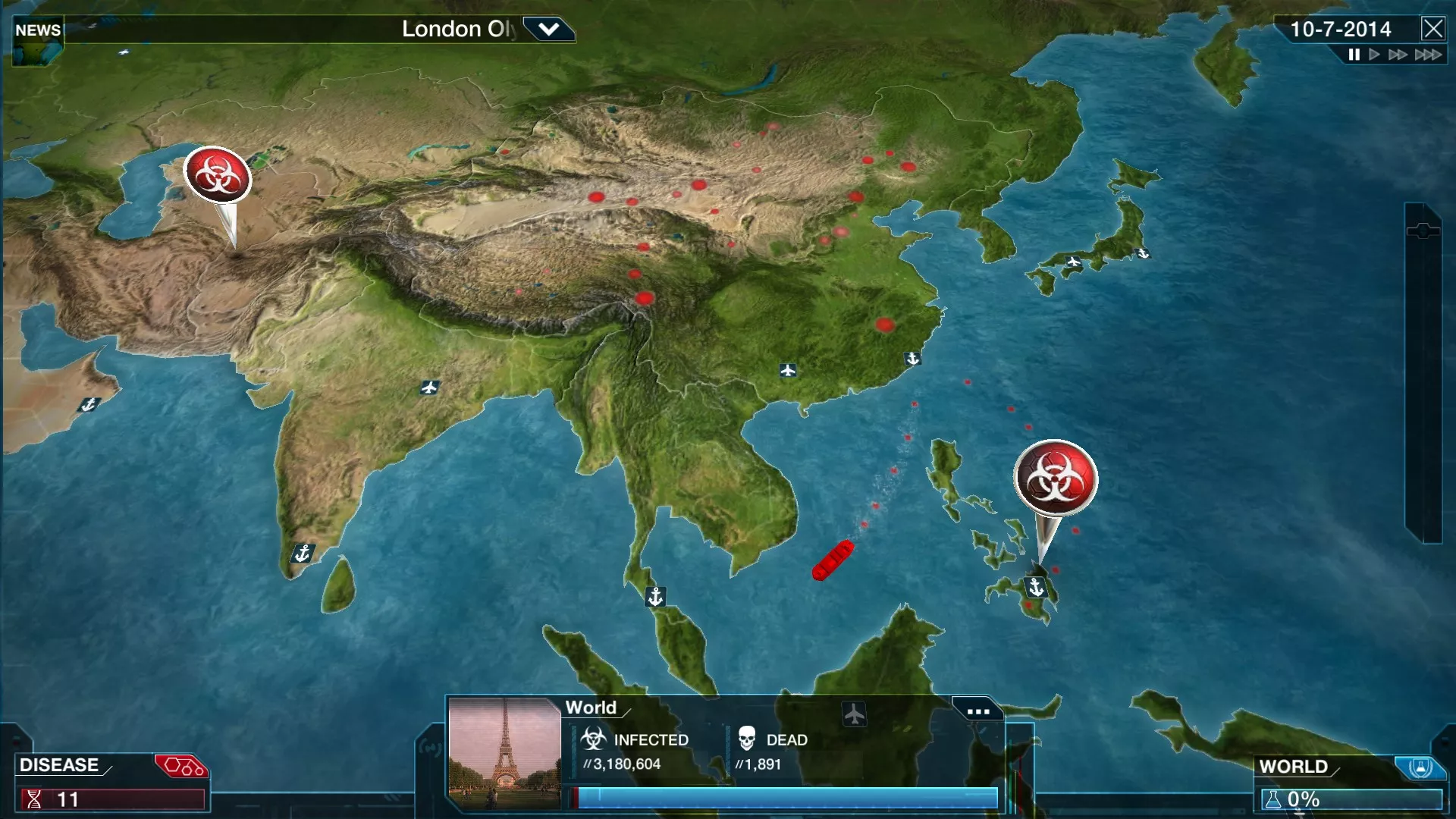 PC游戏《瘟疫公司：物竞天择/瘟疫公司：进化/Plague Inc: Evolved》中文+Build.21244809下载 - 网创在线