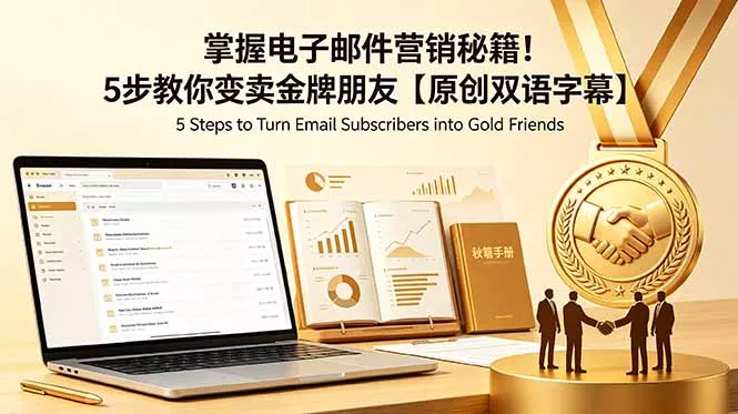 掌握电子邮件营销秘籍！5步教你变卖金牌朋友【原创双语字幕】 - 网创在线