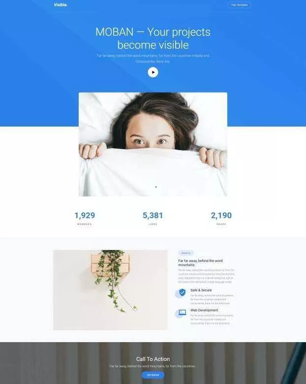 产品开发服务设计公司网站html模板 - 网创在线
