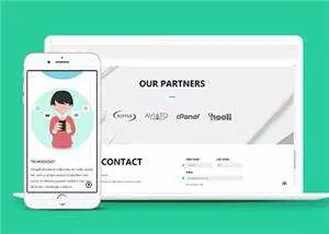 橙色产品展示企业HTML网页模板下载 - 网创在线