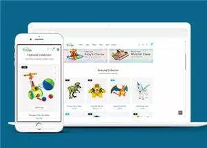 简约儿童玩具商店html模板下载 - 网创在线