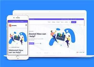 数字信息管理企业网站模板下载 - 网创在线