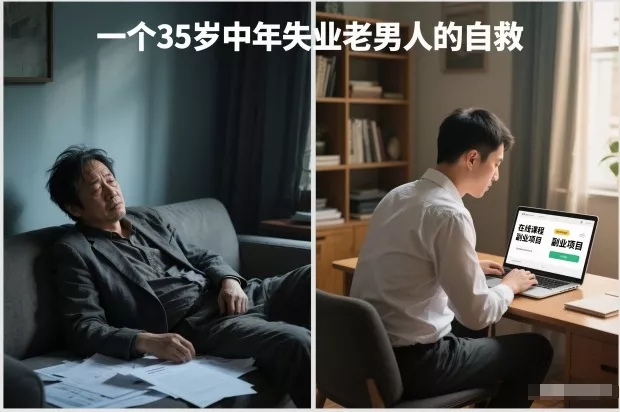 付费文章：一个35岁中年失业老男人的自救 - 网创在线
